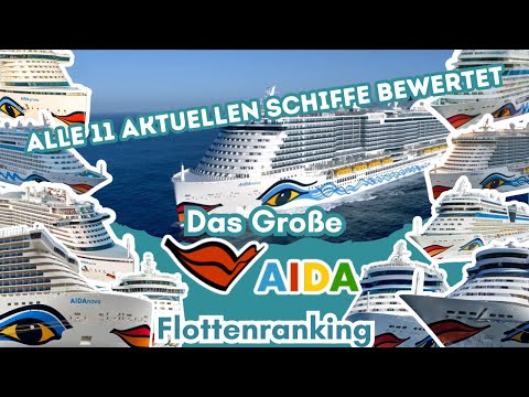 Die ganze AIDA-Flotte im Ranking! Welches ist das beste AIDA-Schiff? 🚢