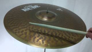 Video thumbnail for Paiste Rude Power Ride Cymbal 20" by Drum Center of Portsmouth
