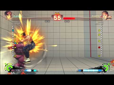 SSF4 Rank Match  isesuto (FE)  vs  jyobin (RY)