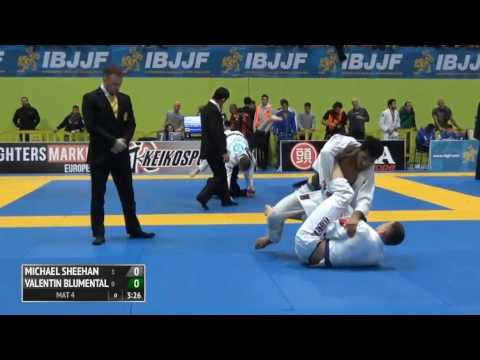 Michael Sheehan vs Valentin Blumental IBJJF 2017 European Championships