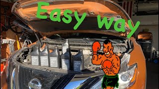 CVT Transmission Fluid change Nissan Murano. (2015-2024) Easy