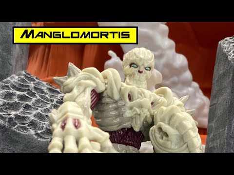 TALK WITH THE TOYS: Glyos toyfinity Manglomortis review and builds 