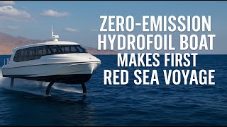 “Game-Changer! World’s Fastest Electric Passenger Boat Debuts in Red Sea” #p12hydrofoil#zeromission