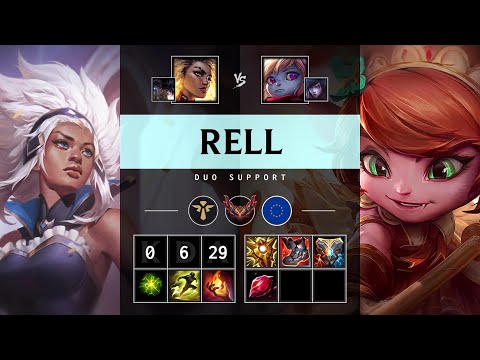 Rell Support vs Poppy - EUW Grandmaster Patch 25.15