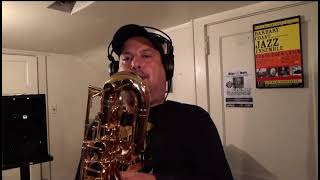 10MFAN “INFUSION” bari sax mouthpiece. Ivan Renta swinging’ hard over “There is no greater love”