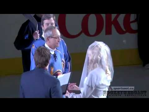 'Atlanta Thrashers' Newlyweds Cyndi and David Pritchard Plan Hockey Themed Honeymoon
