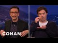 Fred Armisen Fires Back At Bill Hader's Impression | CONAN on TBS