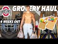 COLLEGE GROCERY HAUL 4 WEEKS OUT | OHIO STATE PHYSIQUE ATHLETE