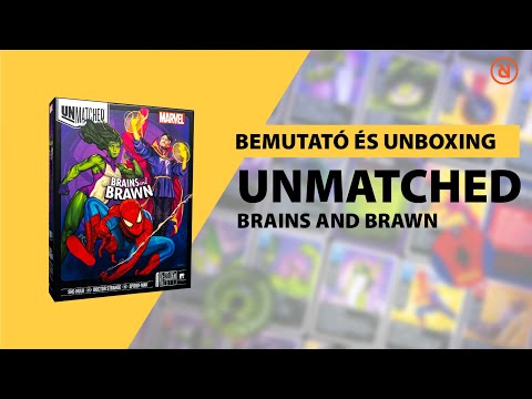 Unmatched: Brains and Brawn Unboxing & Bemutató - reflexshop