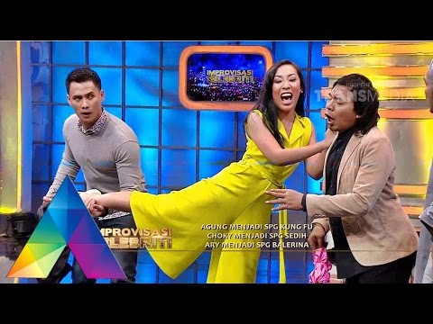 IMPROVISASI SELEBRITI 27 JANUARI 2016 - Komeng Kelabakan Ngelayanin 3 SPG