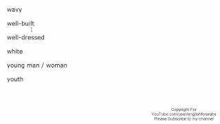English adjectives - describing people part 6 English For Beginners