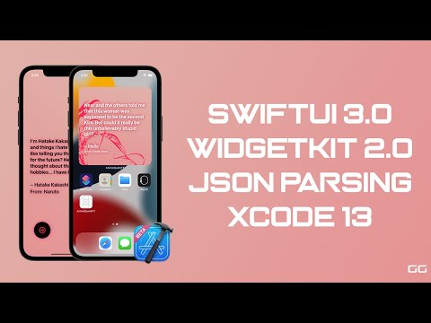 Create a Widget With SwiftUI 3.0 & WidgetKit JSON Parsing | Xcode 13