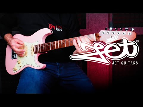 Демонстрация звучания электрогитары Jet JS-300 Mini PK