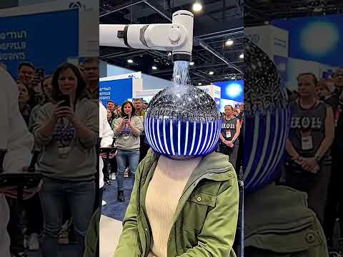 Dubai's Newest Al Salon Robot Will Shock You Al Instant Curl Machine 4.0💇🏼 Dubais Future Is Here #ai