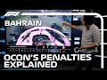 Why Did Ocon Get So Many Penalties? | 2023 Bahrain Grand Prix