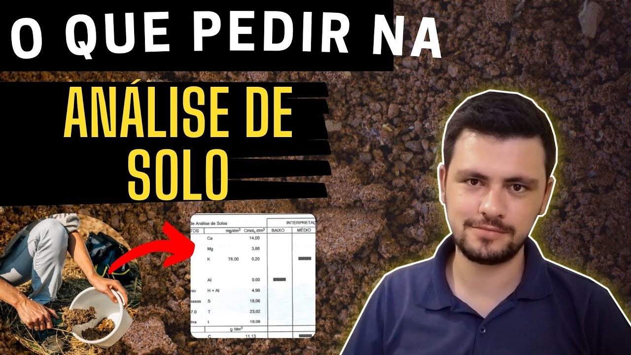 O que pedir na ANÁLISE DE SOLO para economizar