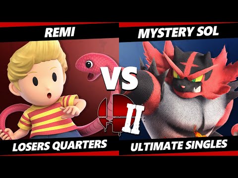 Back in Blood 2 Losers Quarters - Remi (Lucas) Vs. Mystery Sol (Incineroar) SSBU Ultimate Tournament