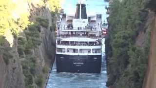 preview picture of video 'Коринфский канал (The Corinth canal)'