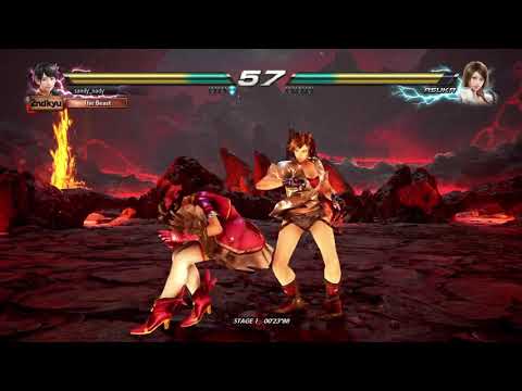 Tekken 7 PS4 PRO gameplay - Ling Xiaoyu vs Asuka Kazama