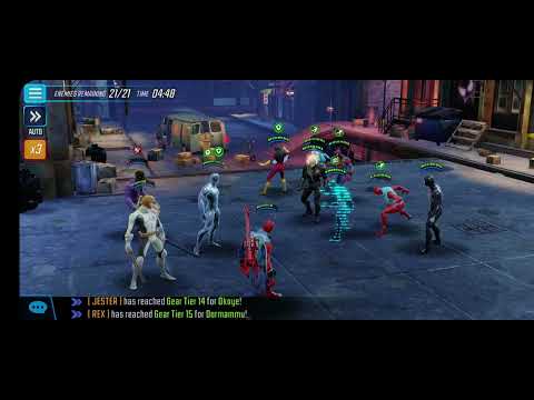 Broken Gambit Raids Marvel Strike Force (Scarlet Spider Ults EVERY Turn)