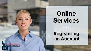 Registering for an Account - DOPL Online Services