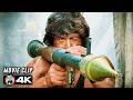 Rambo Destroys River Pirates Scene RAMBO FIRST BLOOD PART II 1985 Movie CLIP 4K