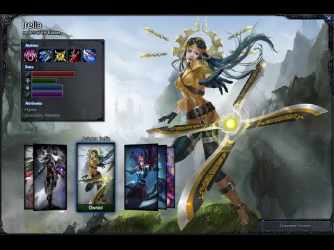 Aviator Irelia Skin Spotlight Gameplay 1080p HD