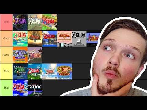The Legend Of Zelda TIER LIST / RANKING