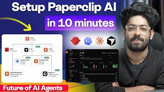 This Setup Runs 69 AI Agents While I Sleep & Manages The Company | Paperclip Tutorial