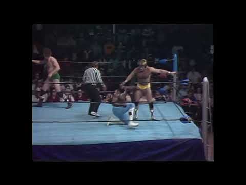Mid South 01 30 82 Junkyard Dog & Mike George vs  Paul Orndorff & Bob Orton