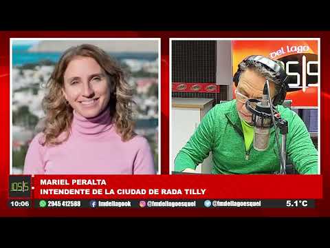 Mariel peralta, intendente de la ciudad de Rada Tilly