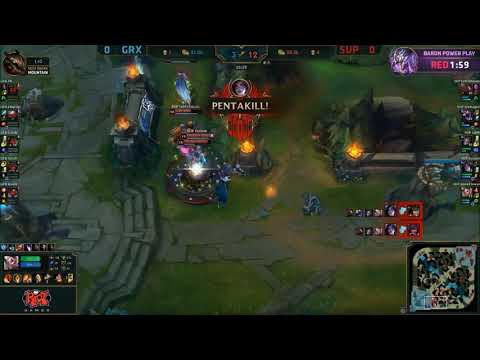 Zeitnot Baba PENTAKİLL Worlds 2018 Elemeleri GRX vs SUP