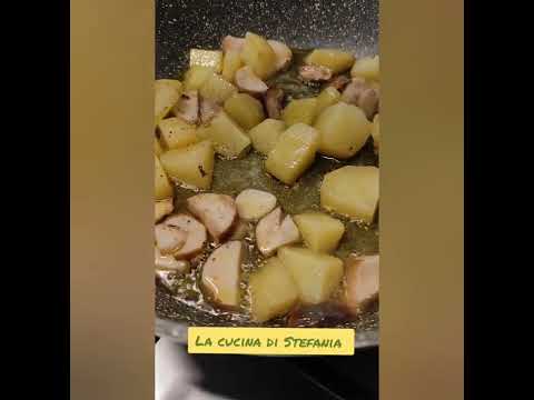PATATE E FUNGHI PORCINI #ricettafacile #videoricetta #recipes #veganfood