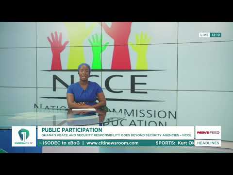 NCCE Urges Ghanaians to Help Protect Peace and Security