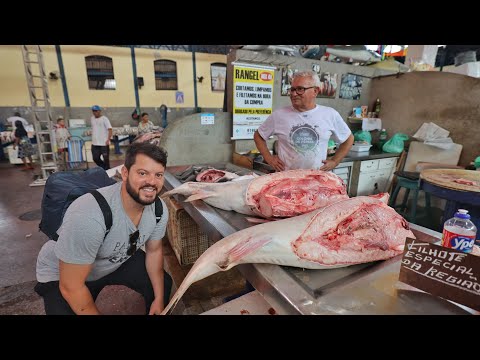 COMIDA de RUA da Amazônia em Belém - AÇAÍ BRANCO + VATACARUÇOBA  inacreditável + Mercado Ver-o-peso