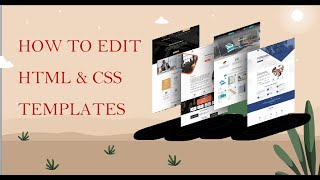 How to change HTML and CSS Templates || Web Designing |Step by Step guide
