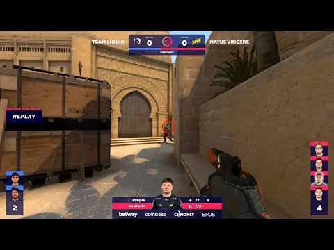 s1mple Insane 4K with P250 II BLAST Premier Spring Groups 2022