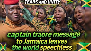 NO ONE EXPECTED THIS 😳-  Ibrahim Traoré’s Message to Jamaica Ignites Africa–Caribbean Bond 