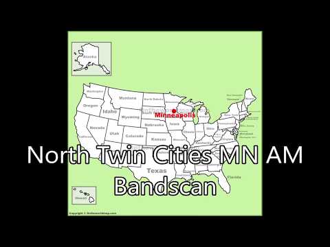 AM bandscan for Minneapolis, Minnesota