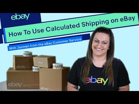 Part of a video titled eBay | How To | Using Calculated Shipping - YouTube