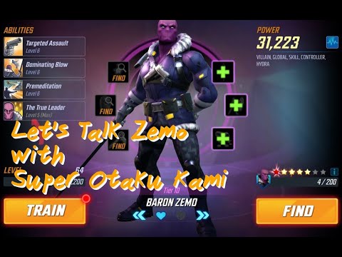 Marvel Strike Force Baron Zemo's Debut!!!