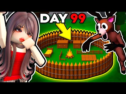 Building The Most AESTHETIC CASTLE BASE In 99 NIGHTS IN THE FOREST! (Roblox)