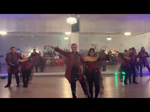 Moulin Rouge formation by @eadancefl dancers