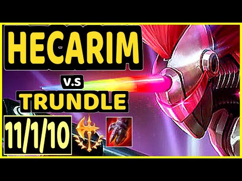 KIREI (HECARIM) vs TRUNDLE - 11/1/10 KDA JUNGLE CHALLENGER GAMEPLAY - EUW