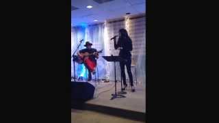 Jaci Velasquez &amp; Nic Gonzales tonight at King of glory church singing On my knees!!!