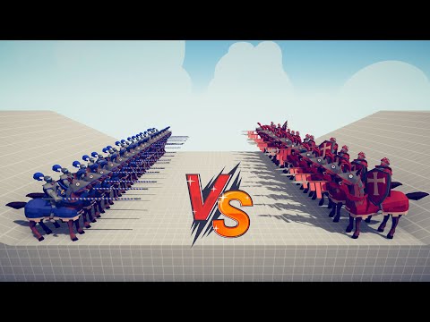 Renaissance Team vs Cavalry - Totally Accurate Battle Simulator