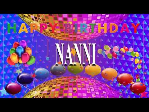 TWO 80's style songs 🎂 HAPPY BIRTHDAY NANNI 🎈 (French Parisian Accent)