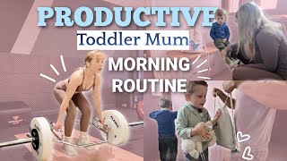TODDLER MUM MORNING ROUTINE | GYM & NURSERY DROP OFF