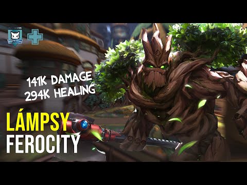 Lámpsy Grover 141K DAMAGE 294K HEALING Paladins Competitive | Master | FEROCITY