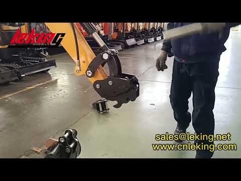 LeKing Mini excavator quick coupler ；email:sales@leking.net ,web:www.cnleking.com
